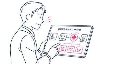 カスタムエージェントのイメージ